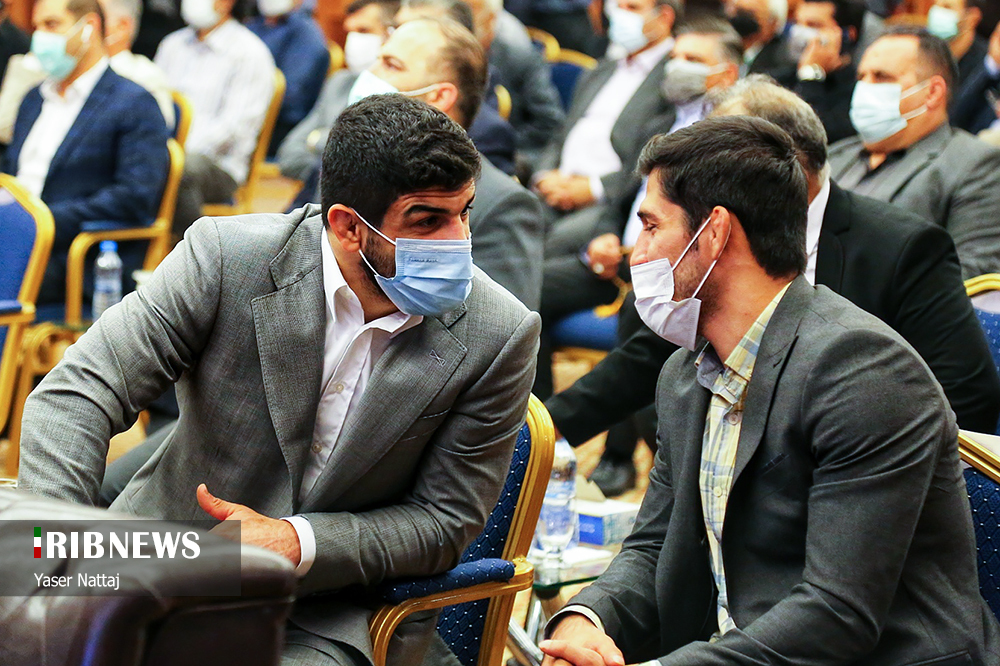عکس/ مراسم تجلیل از مدال آوران کشتی در بابلسر