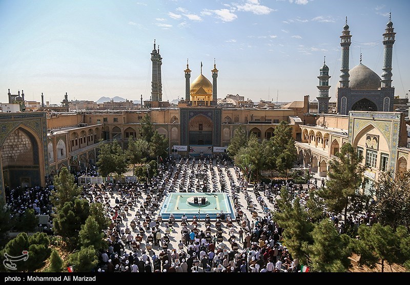 عکس/ اجتماع حوزویان در اعتراض به کشتار بیرحمانه شیعیان افغانستان
