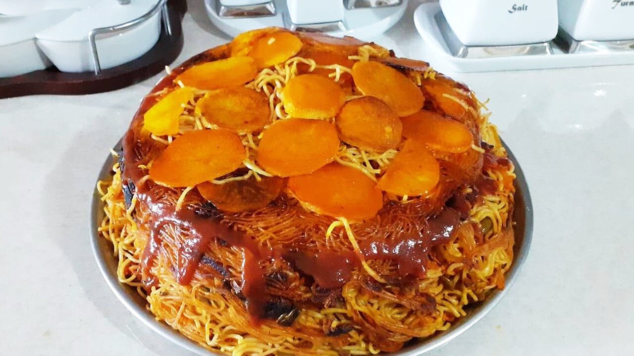 طرز تهیه کیک ماکارونی خوشمزه