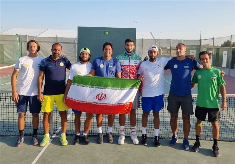 پیروزی تیم تنیس ایران در گام نخست