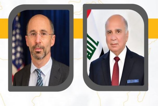 دیدار وزیر خارجه عراق با فرستاده آمریکا با محوریت ایران