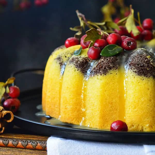 طرز تهیه کیک نشاسته ای خوشمزه و ساده برای میان وعده