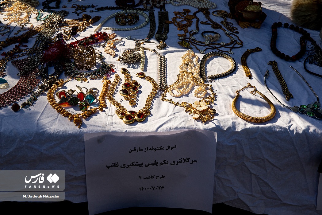 عکس/ اموال مکشوفه از متهمین به سرقت
