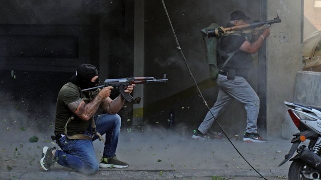 بازداشت ۲۰ نفر به اتهام تیراندازی بیروت