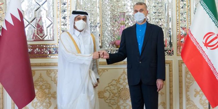 گفت‌و‌گوی تلفنی وزیر خارجه قطر با امیرعبداللهیان
