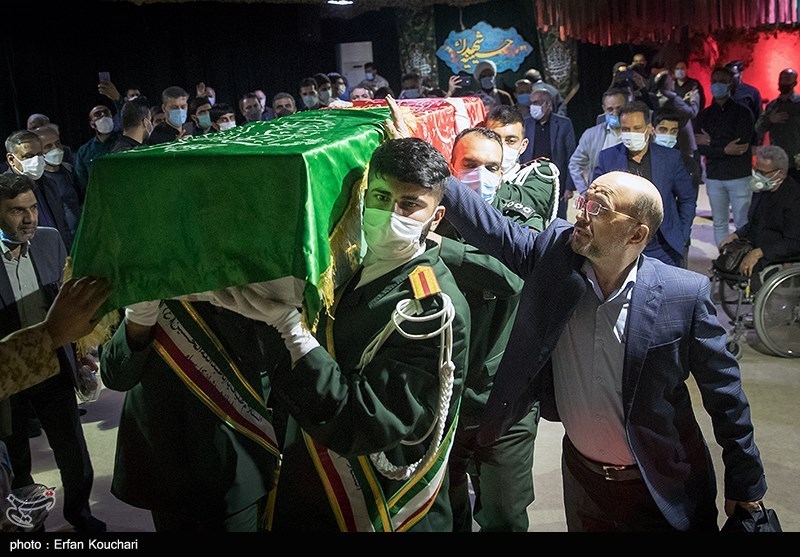 وداع با پیکر جانباز شهید سردار حسین صفری