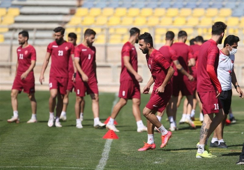 تمرین ۹۰ دقیقهای پرسپولیس پس از یک روز استراحت