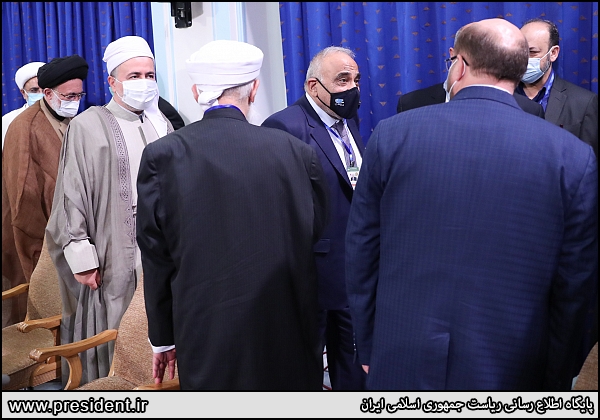 عکس/ خوش و بش میهمانان در کنفرانس وحدت اسلامی