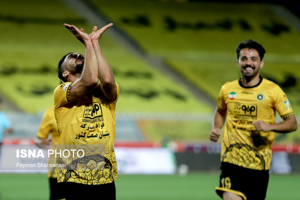 خوشحالی سپاهان از پیروزی مقابل مس رفسنجان