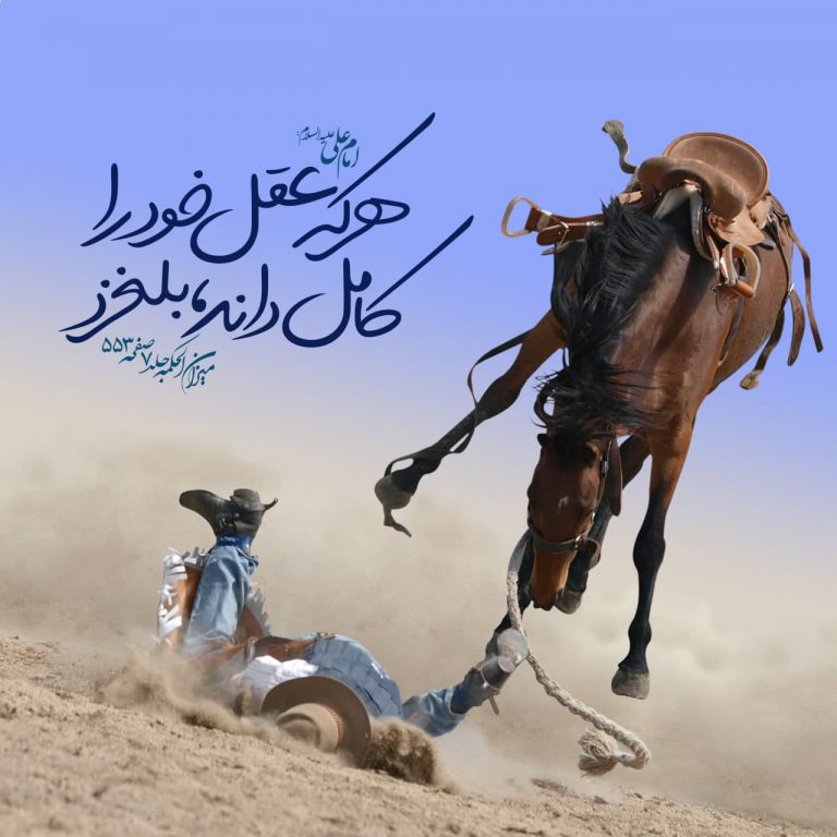 طرح/ هر که عقل خود را کامل داند
