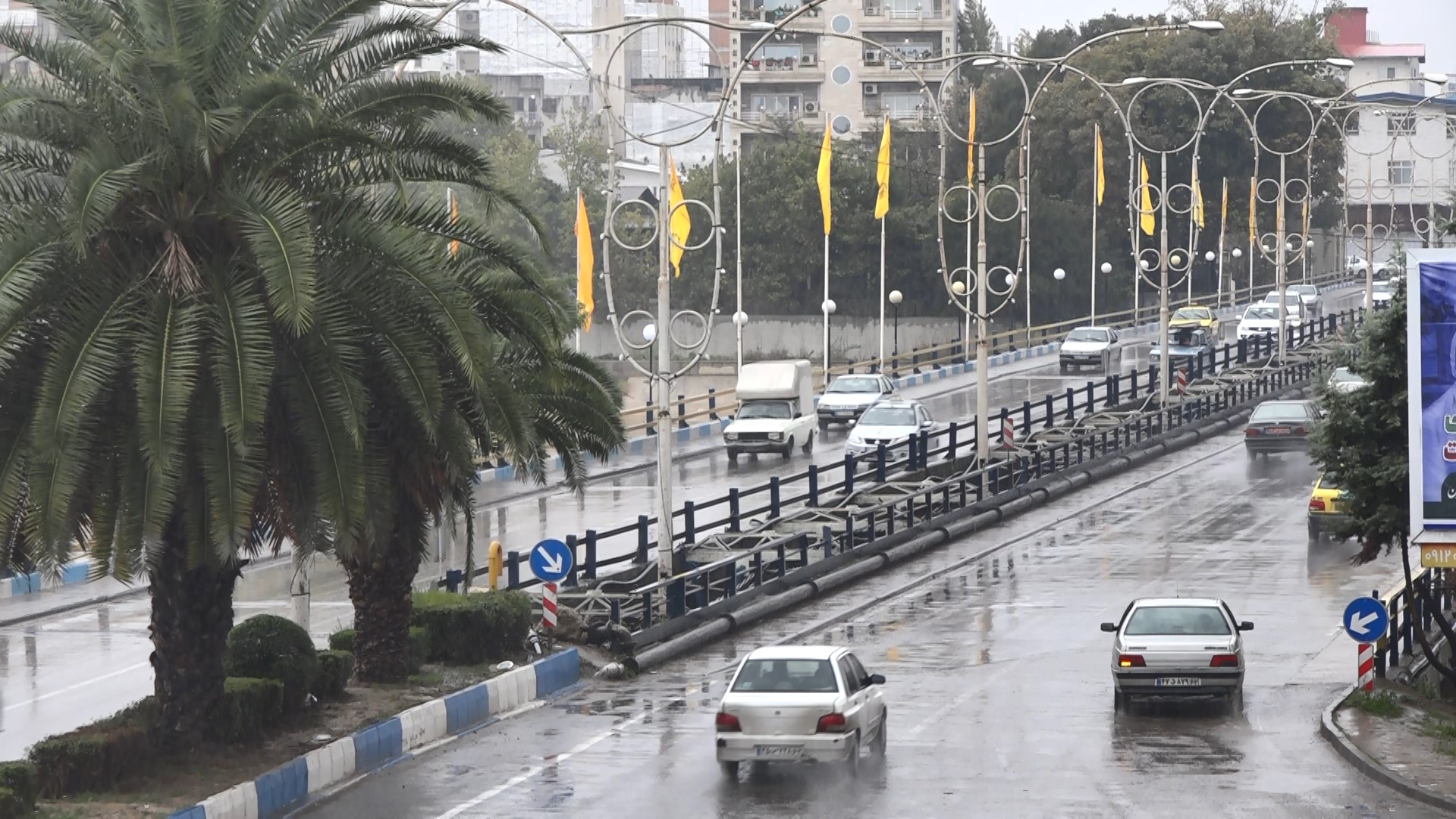 باران و کاهش قابل ملاحظه دما در مازندران