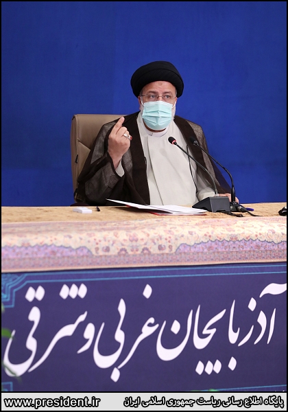 عکس/ حلقه نمایندگان آذربایجان غربی و شرقی به دور رئیسی