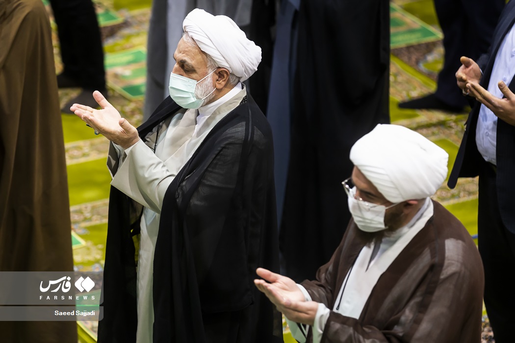 عکس/ اولین نماز جمعه تهران بعد از شیوع کرونا
