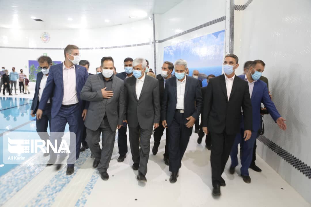 افتتاح مجموعه ورزشی خورشید با حضور وزیر ورزش و جوانان در خمین