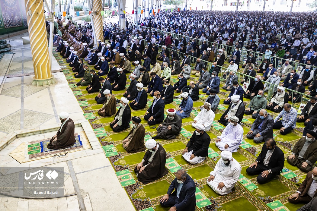 عکس/ اولین نماز جمعه تهران بعد از شیوع کرونا