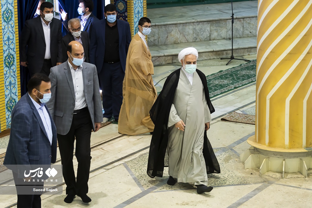 عکس/ اولین نماز جمعه تهران بعد از شیوع کرونا