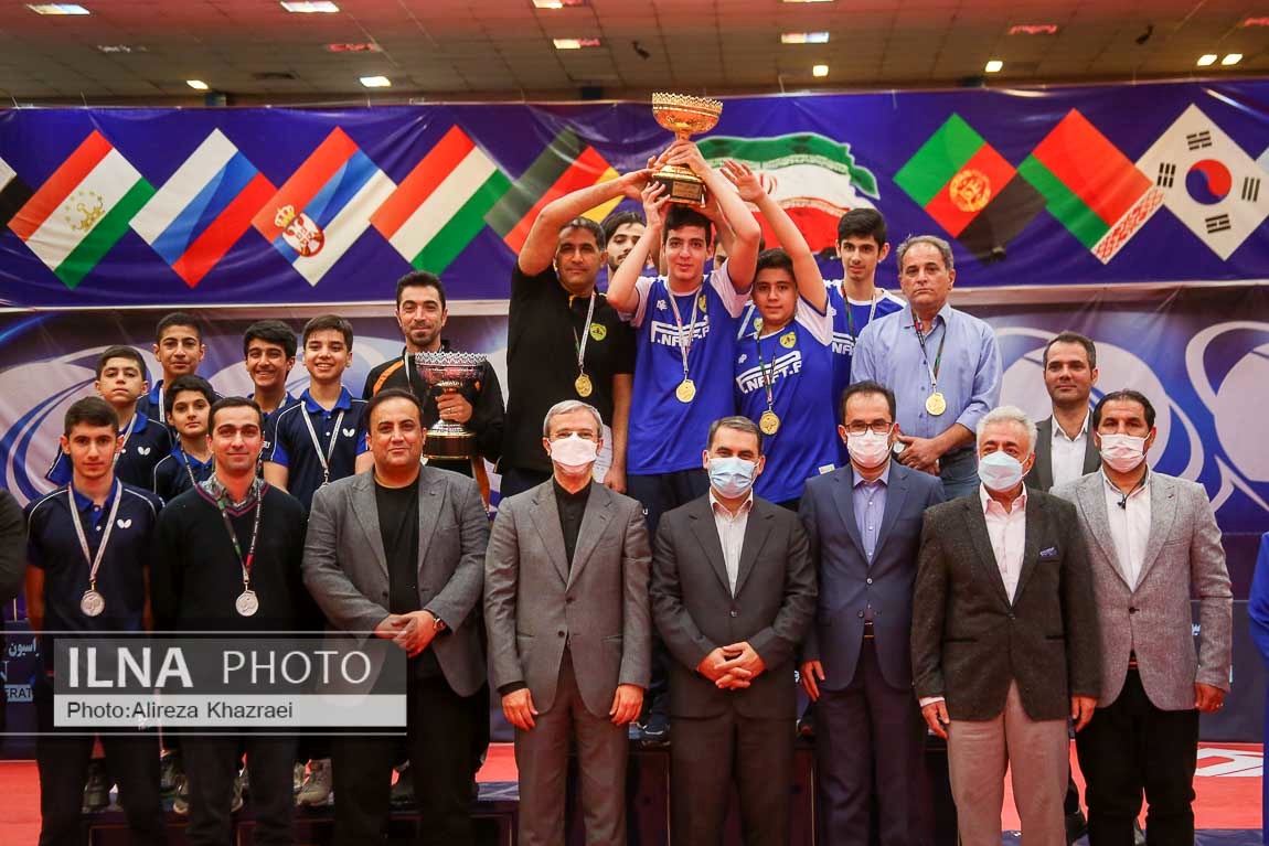 فینال مسابقات تنیس روی میز نوجوانان پسر 