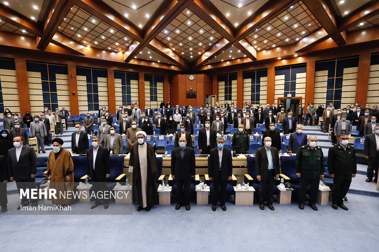 مراسم تکریم و معارفه استاندار همدان