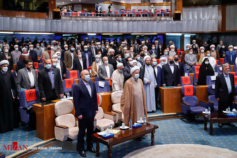 عکس/ حضور قالیباف در مراسم اختتامیه کنفرانس وحدت اسلامی