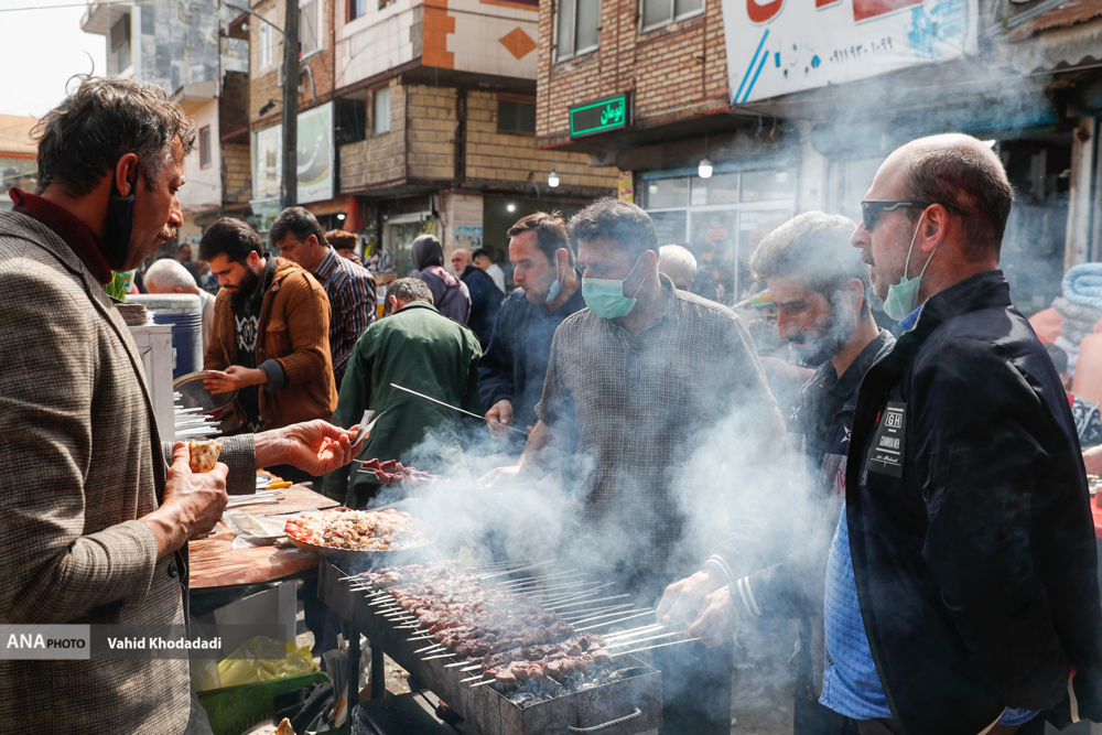 حال و هوای بازار محلی گیلان