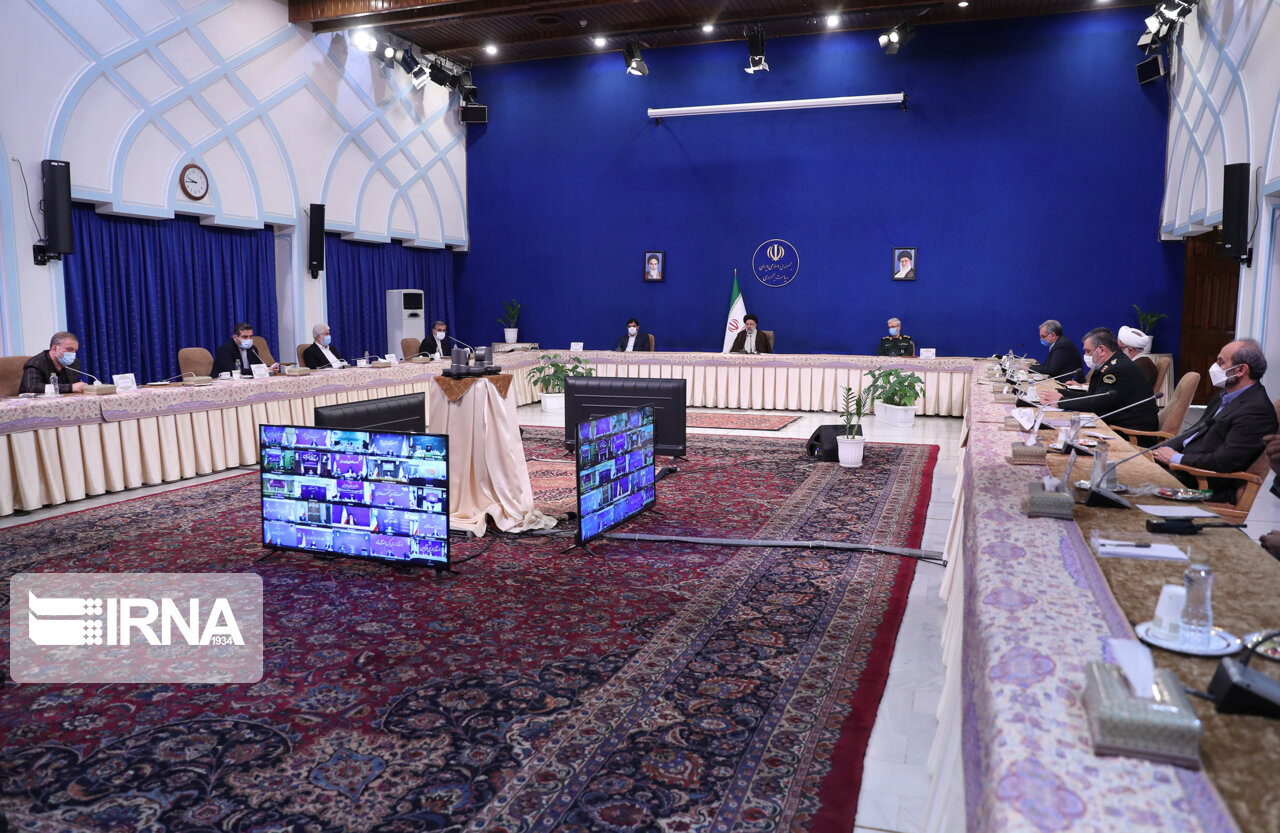عکس/ جلسه ستاد ملی مقابله با کرونا با حضور رییسی