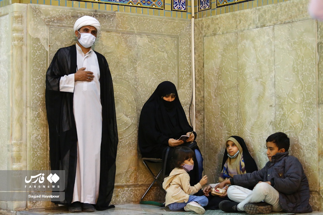 عکس/ حال و هوای حرم کریمه اهل بیت(ع) در شب میلاد پیامبر اکرم(ص) 