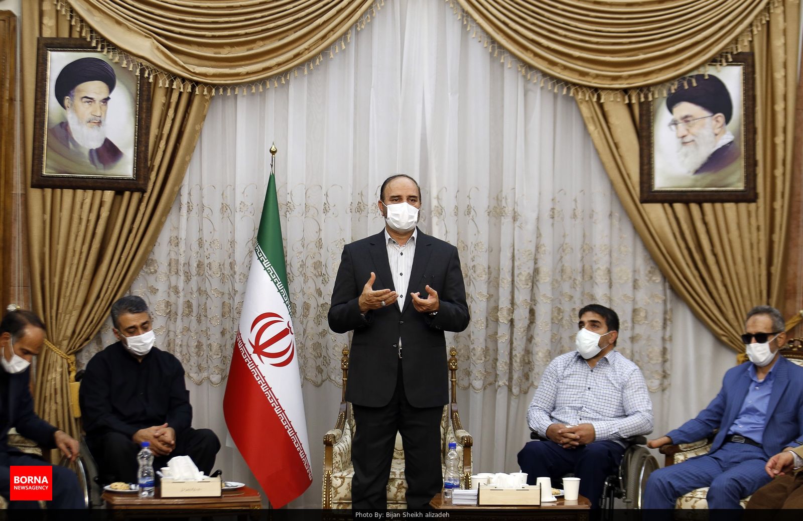 دیدار استاندار آذربایجان شرقی با جمعی از جانبازان