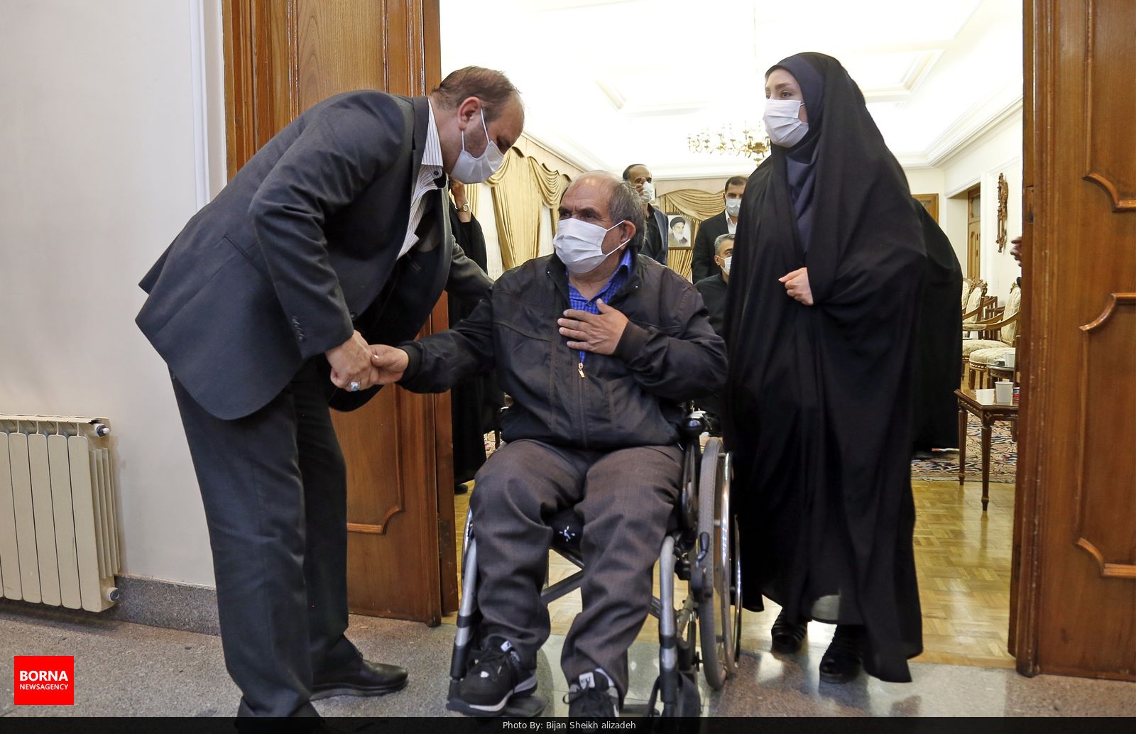 دیدار استاندار آذربایجان شرقی با جمعی از جانبازان