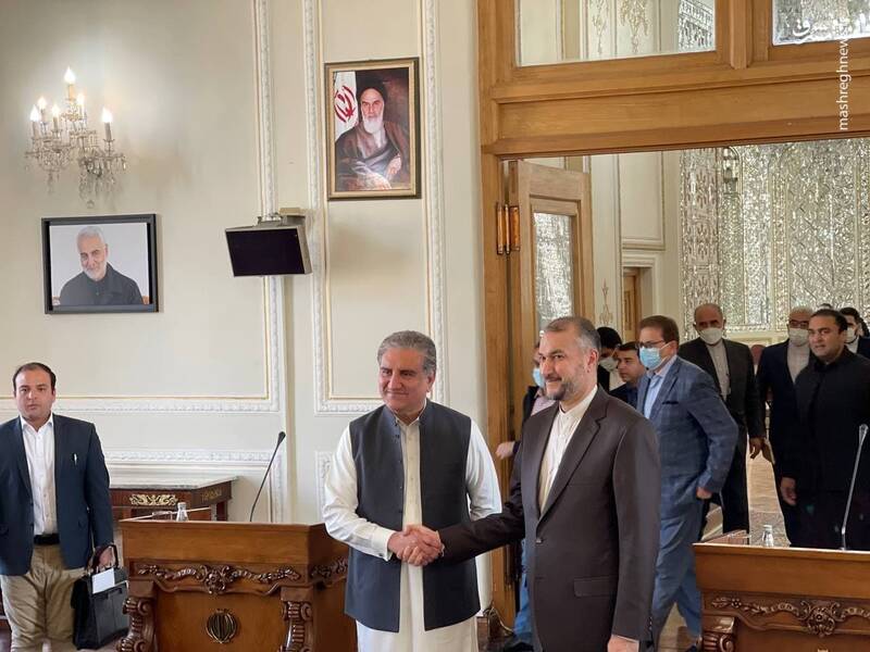 عکس/ دیدار وزیر خارجه پاکستان با امیرعبداللهیان
