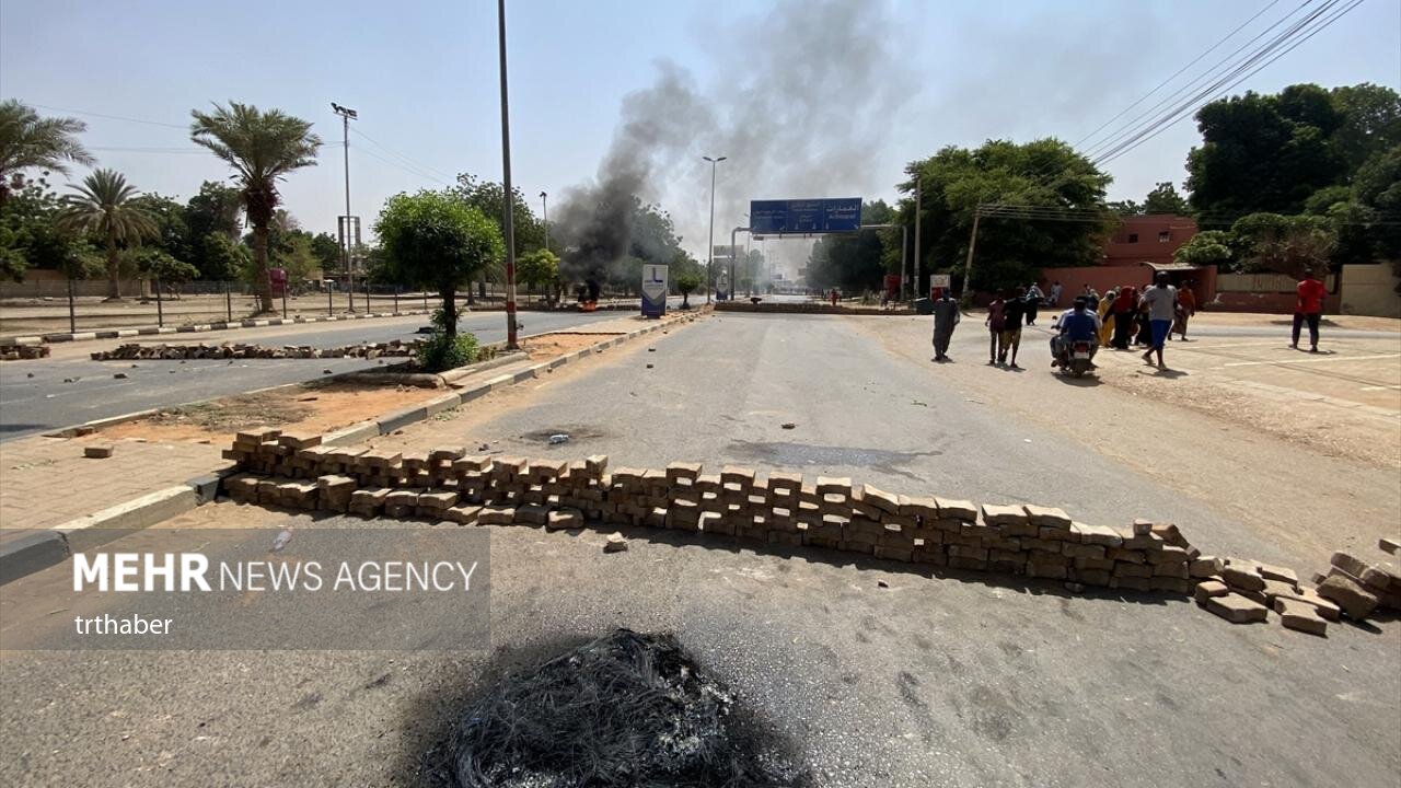 درگیری میان سربازان و معترضان در سودان