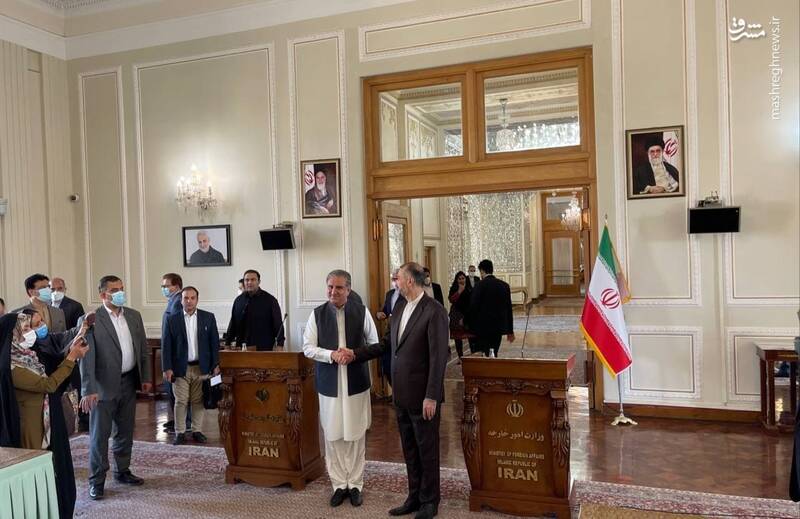 عکس/ دیدار وزیر خارجه پاکستان با امیرعبداللهیان