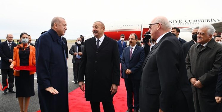 علیاف در قرهباغ از اردوغان استقبال کرد