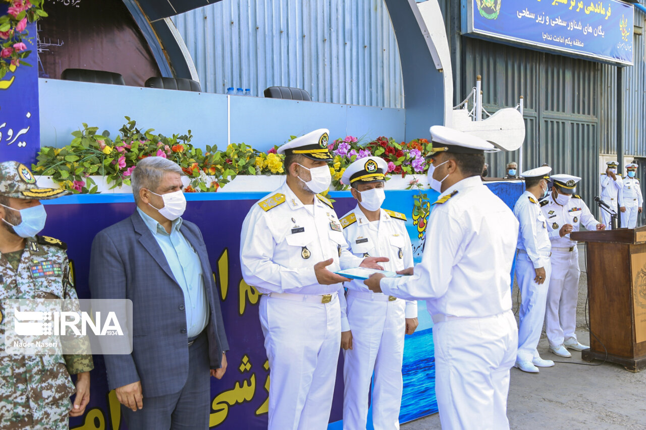 عکس/ استقبال از ناو‌گروه 77 «نداجا»