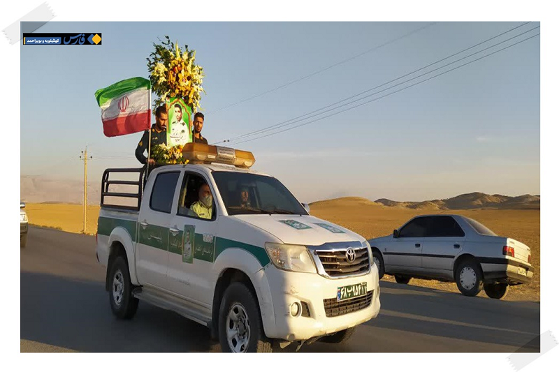 استقبال از پیکر شهید مدافع امنیت در دهدشت