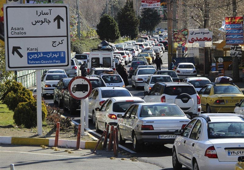 ترافیک سنگین در آزادراه کرج - تهران از پل فردیس تا پل کلاک ادامه دارد