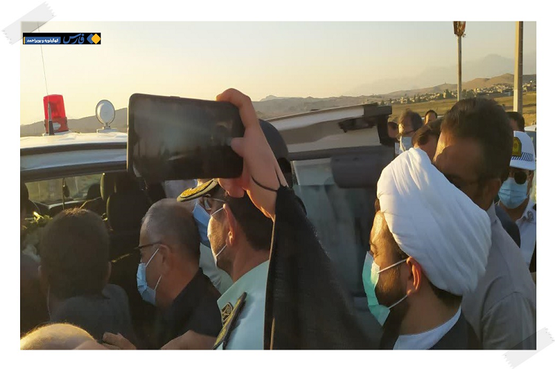 استقبال از پیکر شهید مدافع امنیت در دهدشت