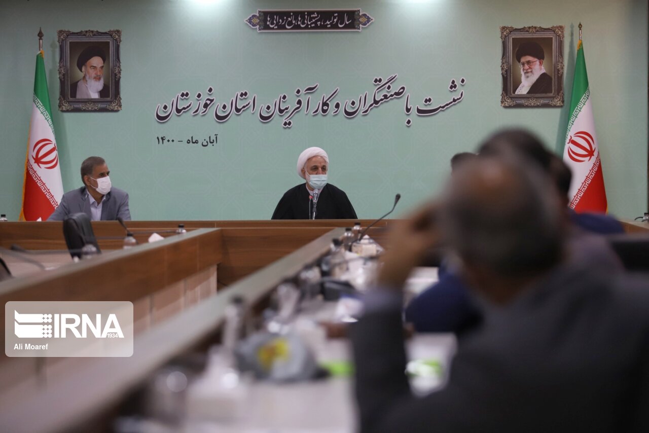 دیدار صنعتگران خوزستان با رئیس قوه قضاییه