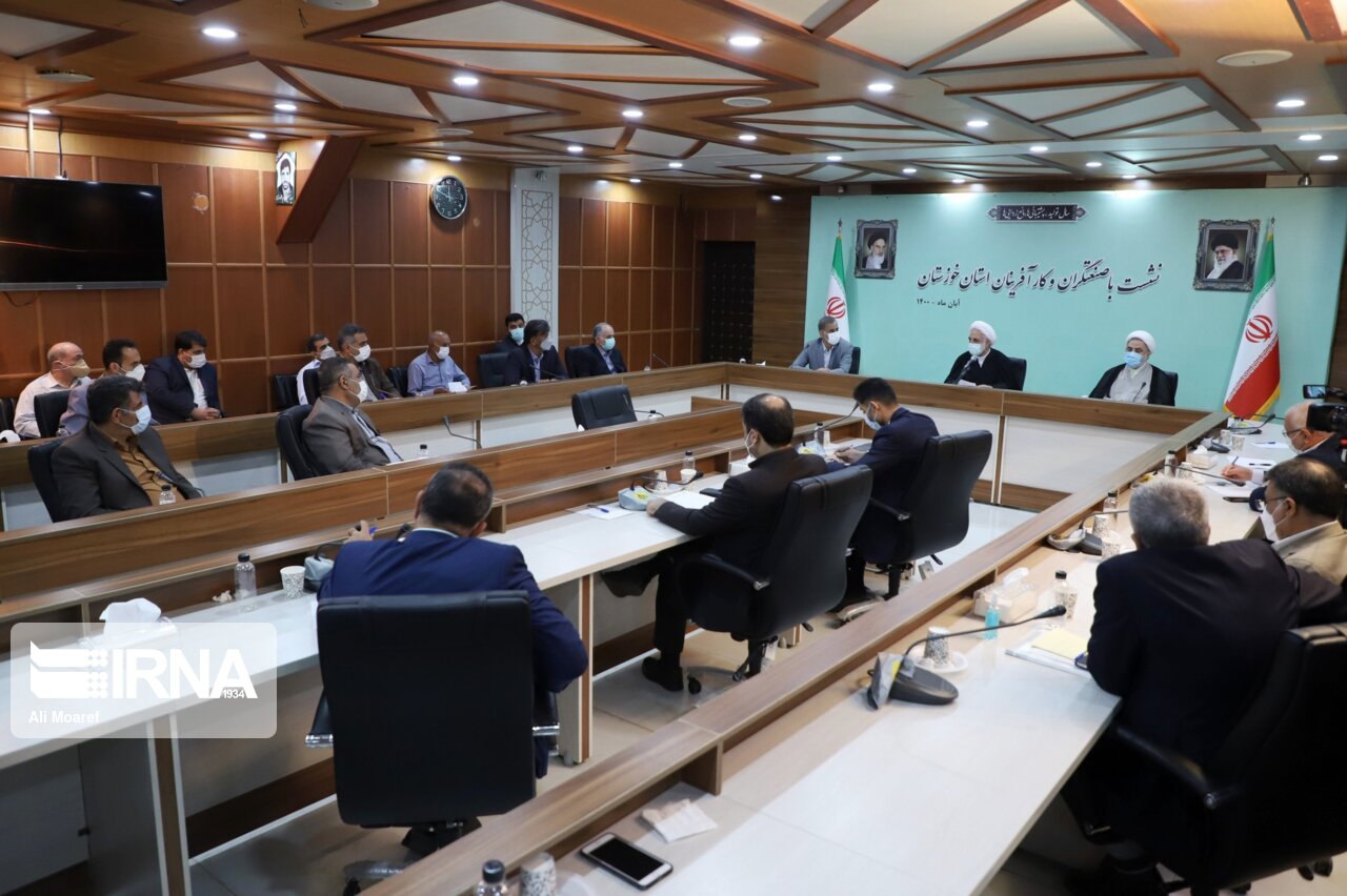 دیدار صنعتگران خوزستان با رئیس قوه قضاییه