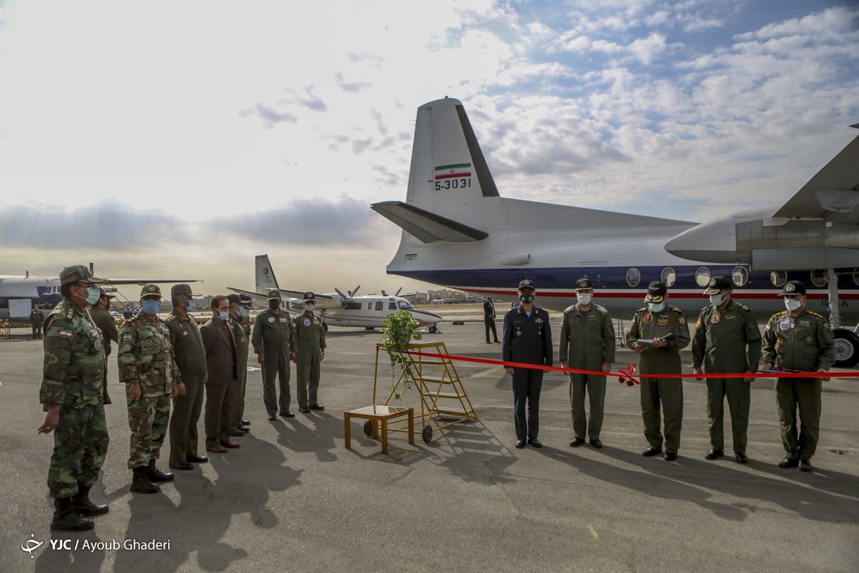عکس/ مراسم بهره‌برداری از هواپیمای فرندشیپ تازه بازآمد شده هوانیروز ارتش