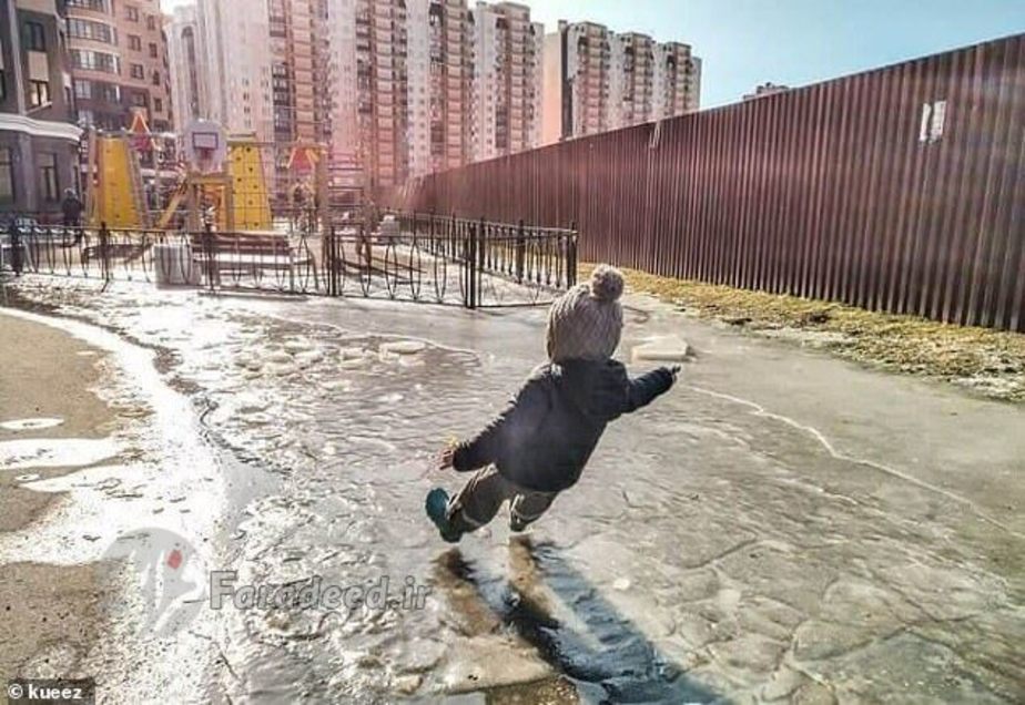 عکس/ یک لحظه قبل از وقوع حادثه