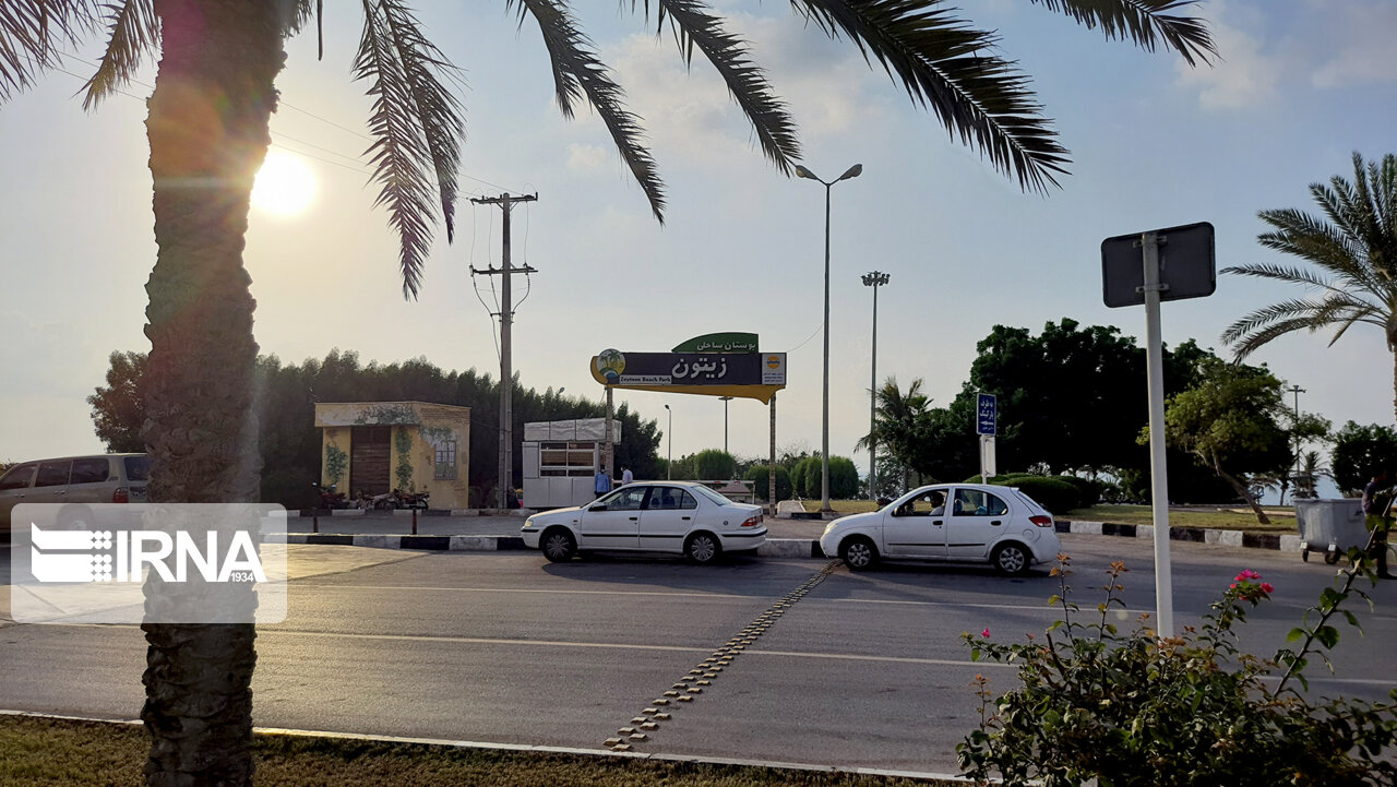 دیدار با خورشید در پارک ساحلی زیتون قشم