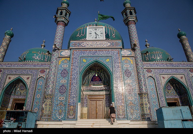زیبایی افغانستان؛ زیارت سخی در دامنه ی کوه آسمایی