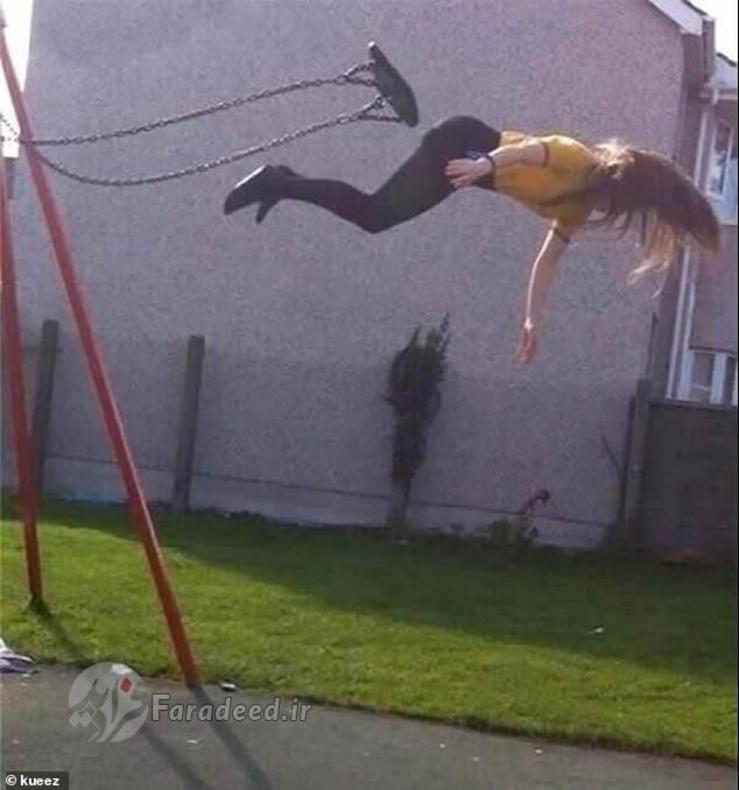 عکس/ یک لحظه قبل از وقوع حادثه