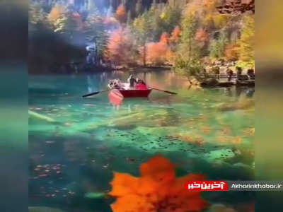 چهره پاییزی یک دریاچه