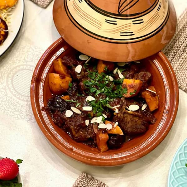 طرز تهیه «تجین» مراکشی مخصوص با گوشت