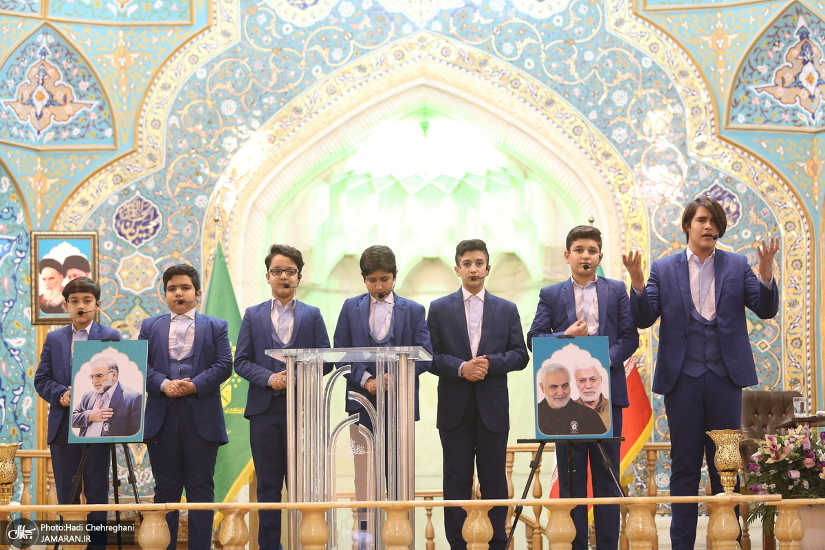 عکس/ اولین سالگرد شهید فخری زاده در حرم حضرت معصومه (س)