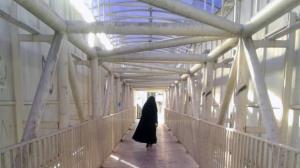 ترمیم نرده‌های سرقت شده پل‌های عابرپیاده قزوین