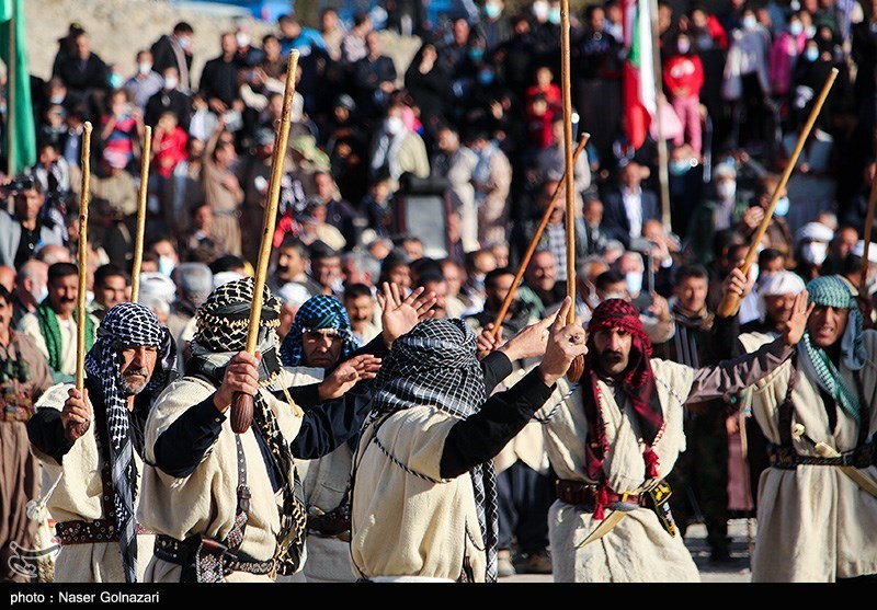 عکس/ مراسم سنتی چمر در ایلام