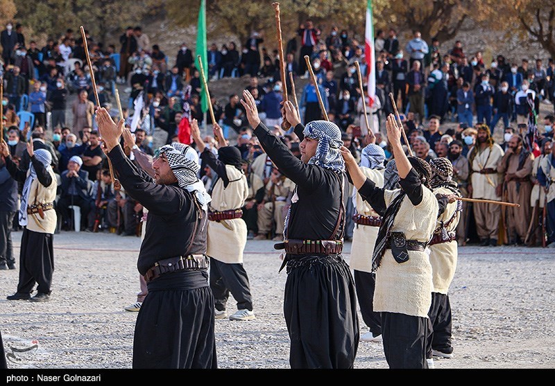 عکس/ مراسم سنتی چمر در ایلام