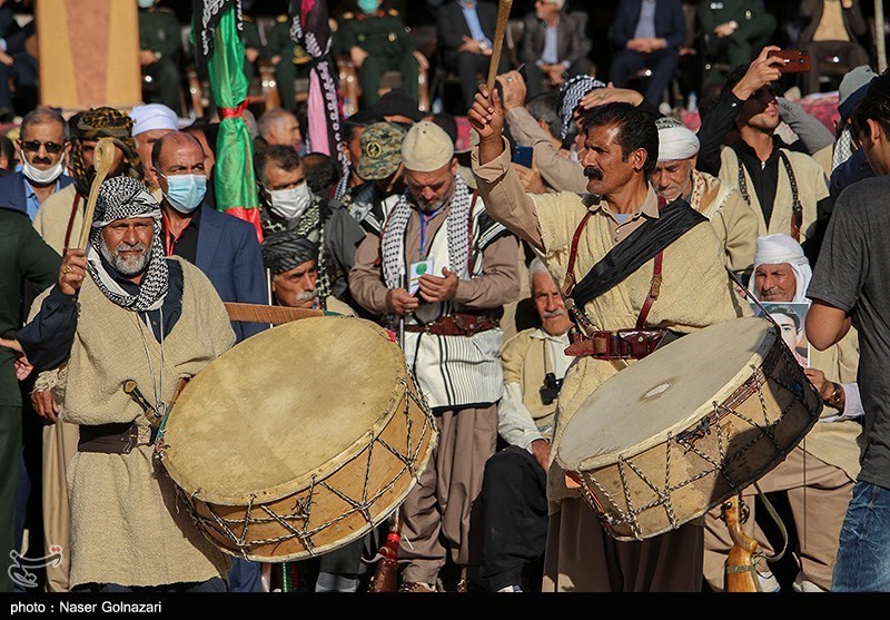 عکس/ مراسم سنتی چمر در ایلام